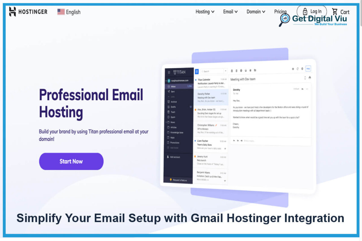 Simplify Your Email Setup with Gmail Hostinger Integration